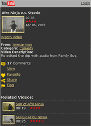 Youtube para móviles